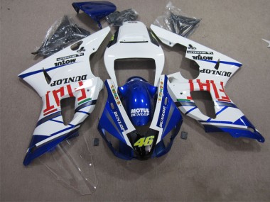 Blu Bianco Motul Dunlop 46 Carene Moto R1 98-99