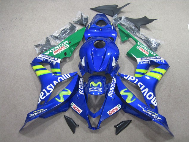 Blu Bianco Movistar Carene Moto CBR 600 RR 07-08 Blu Bianco Movistar Carene Moto CBR 600 RR 07-08
