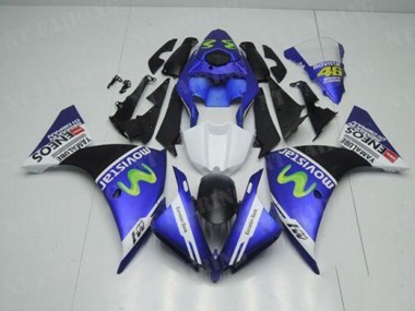 Blu Bianco Nero Kit Carene Moto R1 12-14