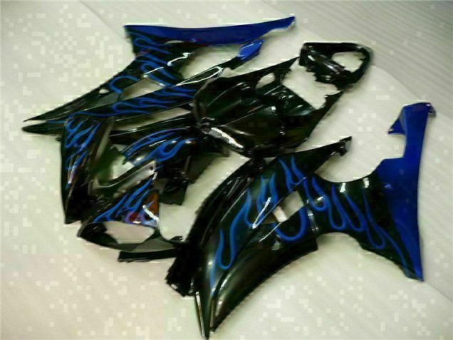 Blu Fiamma Nero Carene Moto R6 08-16 Blu Fiamma Nero Carene Moto R6 08-16
