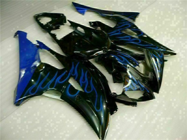 Blu Fiamma Nero Carene Moto R6 08-16 Blu Fiamma Nero Carene Moto R6 08-16