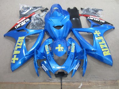 Blu Giallo Rizla Plastica Moto GSXR 750 K6 06-07