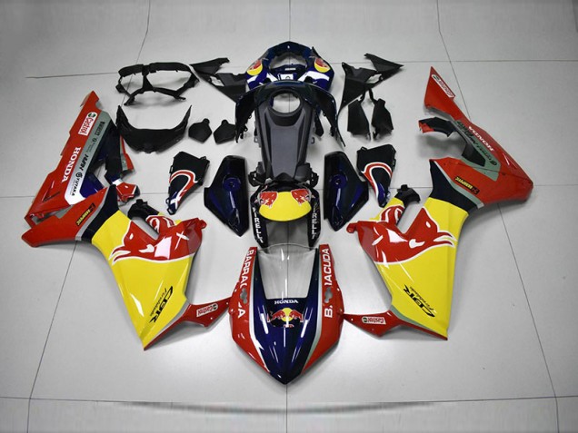 Blu Giallo Rosso Red Bull Carene Moto CBR 1000 RR 17-23