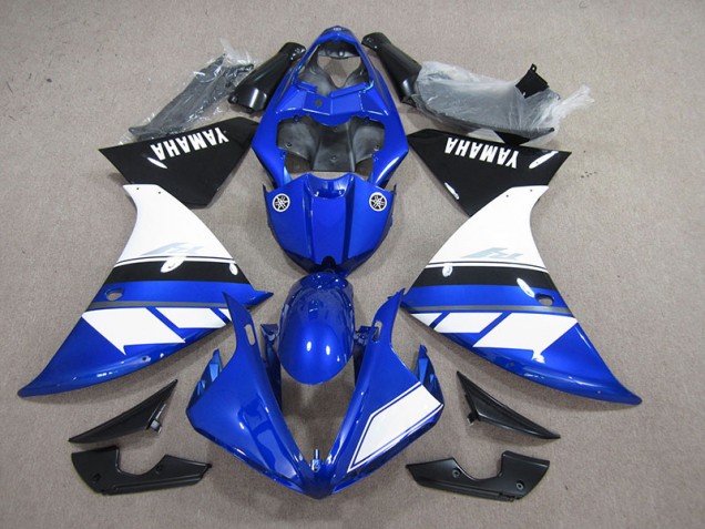 Blu Nero Bianco ABS Kits Carene Moto R1 12-14