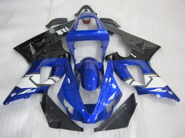 Blu Nero Bianco Kit Carenatura Motocicletta Completo ABS R1 00-01