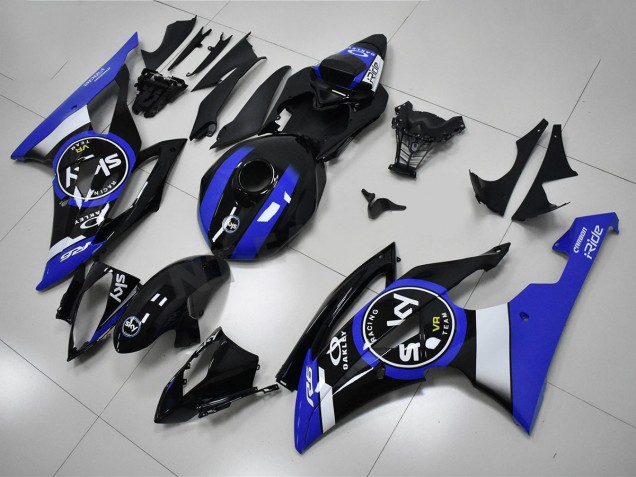 Blu Nero Kit Carene Moto R6 08-16 Blu Nero Kit Carene Moto R6 08-16