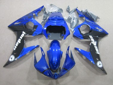 Blu Nero Kits Carene Moto R6 03-05