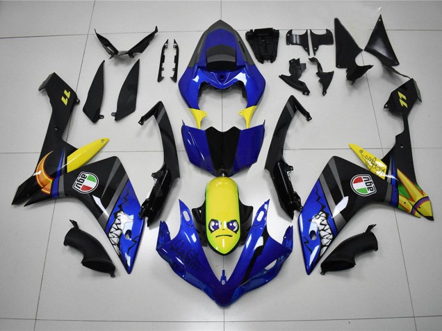 Blu Squalo Carene Moto R1 07-08