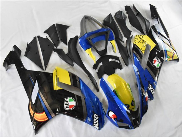 Blu Squalo Carene Moto ZX6R 07-08 Blu Squalo Carene Moto ZX6R 07-08