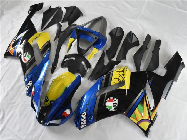 Blu Squalo Carene Moto ZX6R 07-08 Blu Squalo Carene Moto ZX6R 07-08