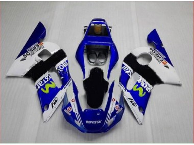 Blu Verde Bianco Carene Moto R6 98-02