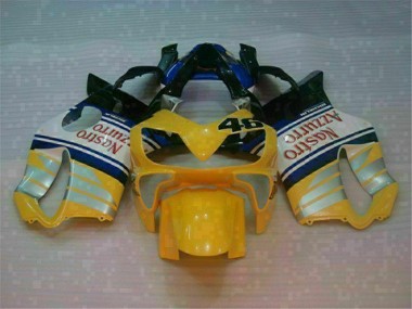 Giallo Argento Nastro Azzurro Carene Moto CBR 600 F4i 01-03
