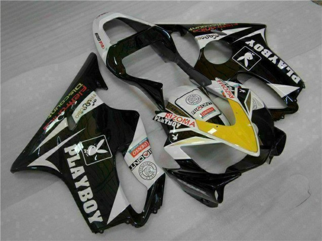 Giallo Argento Nero Playboy Carene Moto CBR 600 F4i 01-03
