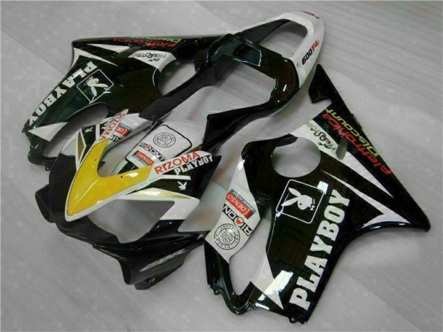 Giallo Argento Nero Playboy Carene Moto CBR 600 F4i 01-03
