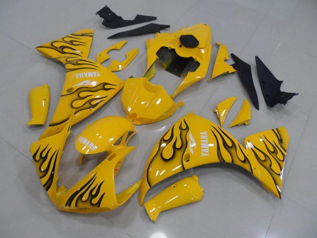 Giallo Nero Fiamma Carene Moto R1 09-11 Giallo Nero Fiamma Carene Moto R1 09-11