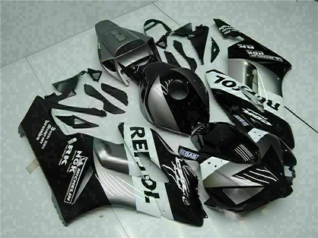 Grigio Nero Repsol ABS Plastica Moto CBR 1000 RR 04-05 Grigio Nero Repsol ABS Plastica Moto CBR 1000 RR 04-05