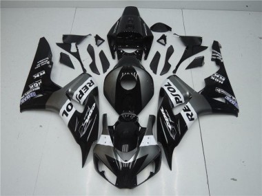 Grigio Nero Repsol ABS Plastica Moto & Carenatura Moto CBR 1000 RR 04-05