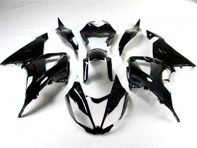 Lucido Nero Carene Moto ZX6R 13-18 Lucido Nero Carene Moto ZX6R 13-18