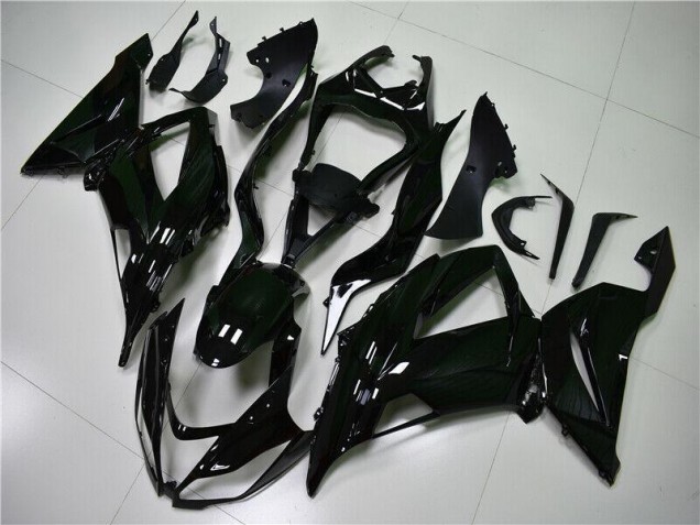 Lucido Nero Carene Moto ZX6R 13-18 Lucido Nero Carene Moto ZX6R 13-18