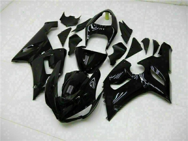 Lucido Nero Kits Carene Moto & Plastica Moto ZX6R 05-06 Lucido Nero Kits Carene Moto & Plastica Moto ZX6R 05-06