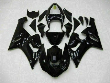 Lucido Nero Kits Carene Moto & Plastica Moto ZX6R 05-06