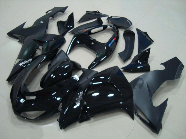 Lucido Nero Nero Opaco Carene Moto ZX10R 06-07 Lucido Nero Nero Opaco Carene Moto ZX10R 06-07
