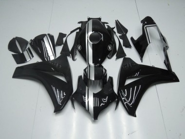 Lucido Nero con Argento Banda Carene Moto CBR 1000 RR 08-11