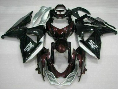 Marrone Nero Kit Completo Carenatura Moto ABS GSXR 1000 K9 09-16