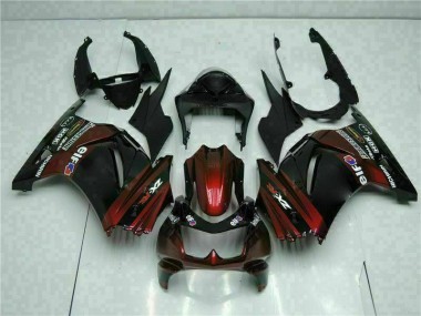 Nero ABS Kits Carenatura Moto EX250 08-12