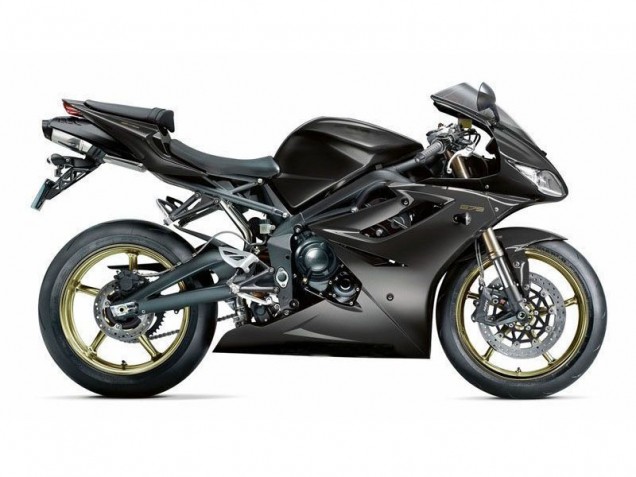Nero ABS Moto Plastica & Carene Daytona 675 Triple 09-12