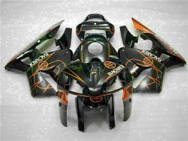 Nero Arancia BACARDI Carene Moto CBR 600 RR 05-06