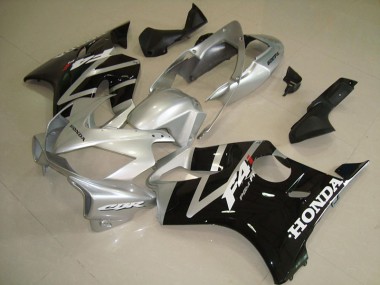 Nero Argento ABS Plastica Moto & Carenatura Moto CBR 600 F4i 04-07