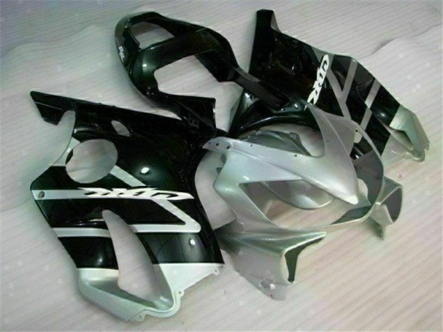 Nero Argento Kit Carenatura Moto Completa CBR 600 F4i 01-03