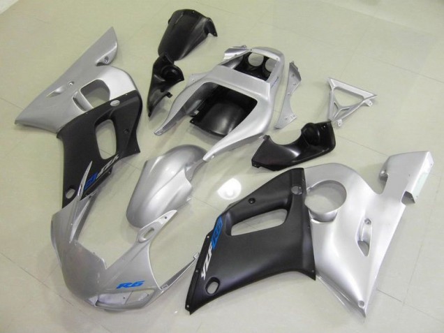 Nero Argento Kits Carenatura Moto Iniezione R6 98-02
