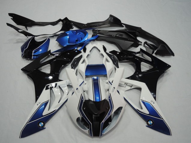 Nero Bianco Blu Carene Moto S1000RR 09-14