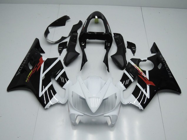 Nero Bianco Carene Moto CBR 600 F4i 01-03 Nero Bianco Carene Moto CBR 600 F4i 01-03