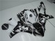 Nero Bianco Kit Completo Carenatura Moto ABS CBR 1000 RR 08-11