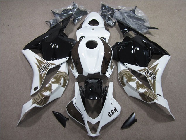 Nero Bianco Kits Carenatura Moto Completa CBR 600 RR 09-12 Nero Bianco Kits Carenatura Moto Completa CBR 600 RR 09-12