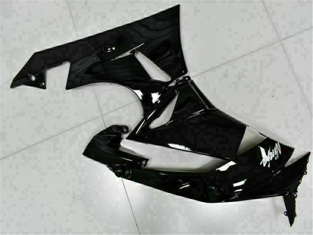 Nero Bianco Ninja Carene Moto ZX6R 09-12 Nero Bianco Ninja Carene Moto ZX6R 09-12