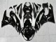 Nero Bianco Ninja Carene Moto ZX6R 09-12 Nero Bianco Ninja Carene Moto ZX6R 09-12