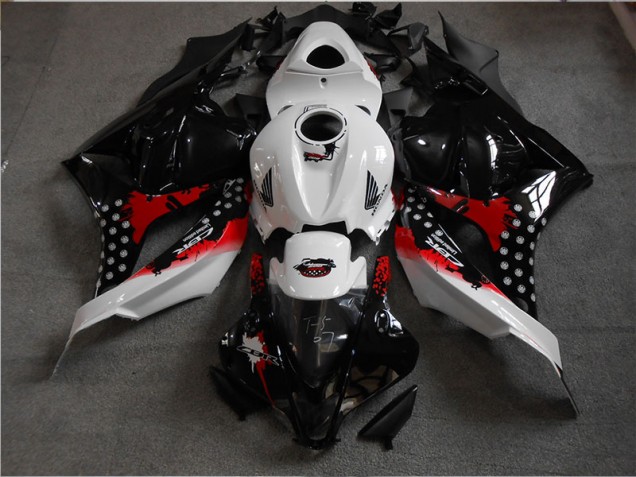 Nero Bianco Rosso Carene Moto CBR 600 RR 09-12