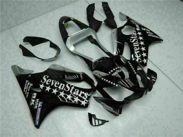 Nero Bianco SevenStarss Carene Moto CBR 600 F4i 01-03 Nero Bianco SevenStarss Carene Moto CBR 600 F4i 01-03