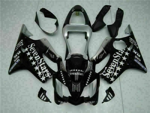 Nero Bianco SevenStarss Carene Moto CBR 600 F4i 01-03 Nero Bianco SevenStarss Carene Moto CBR 600 F4i 01-03