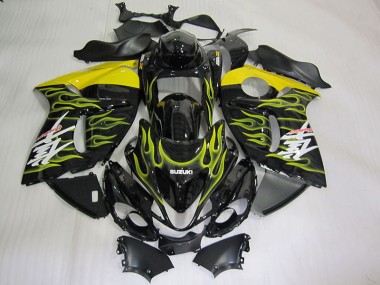 Nero Giallo Fiamma Carene Moto GSXR 1300 Hayabusa 08-19