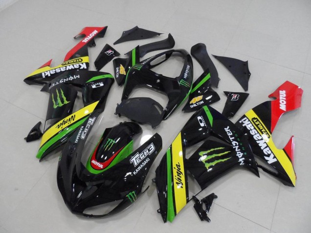 Nero Giallo Monster Carene Moto ZX10R 06-07