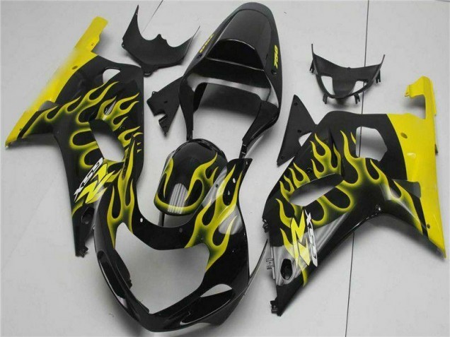 Nero Kits Carene Moto GSXR 600 / 750 K1 K2 K3 01-03