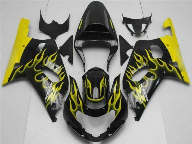 Nero Kits Carene Moto GSXR 600 / 750 K1 K2 K3 01-03