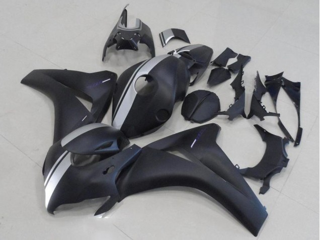 Nero Opaco & Argento Carene Moto CBR 1000 RR 08-11