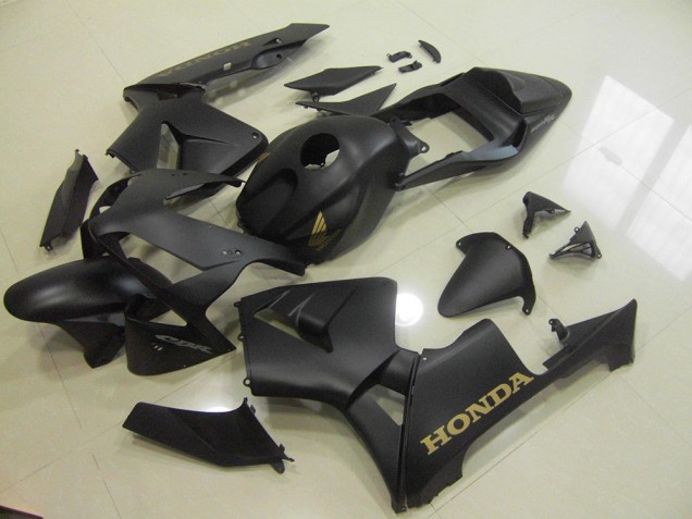 Nero Opaco Oro Carene Moto CBR 600 RR 03-04 Nero Opaco Oro Carene Moto CBR 600 RR 03-04
