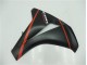 Nero Opaco Rosso Carene Moto CBR 1000 RR 08-11 Nero Opaco Rosso Carene Moto CBR 1000 RR 08-11
